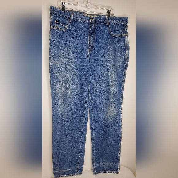 Wrangler Size 40x33 Classic Relaxed Fit Denim Jeans - Picture 2 of 9